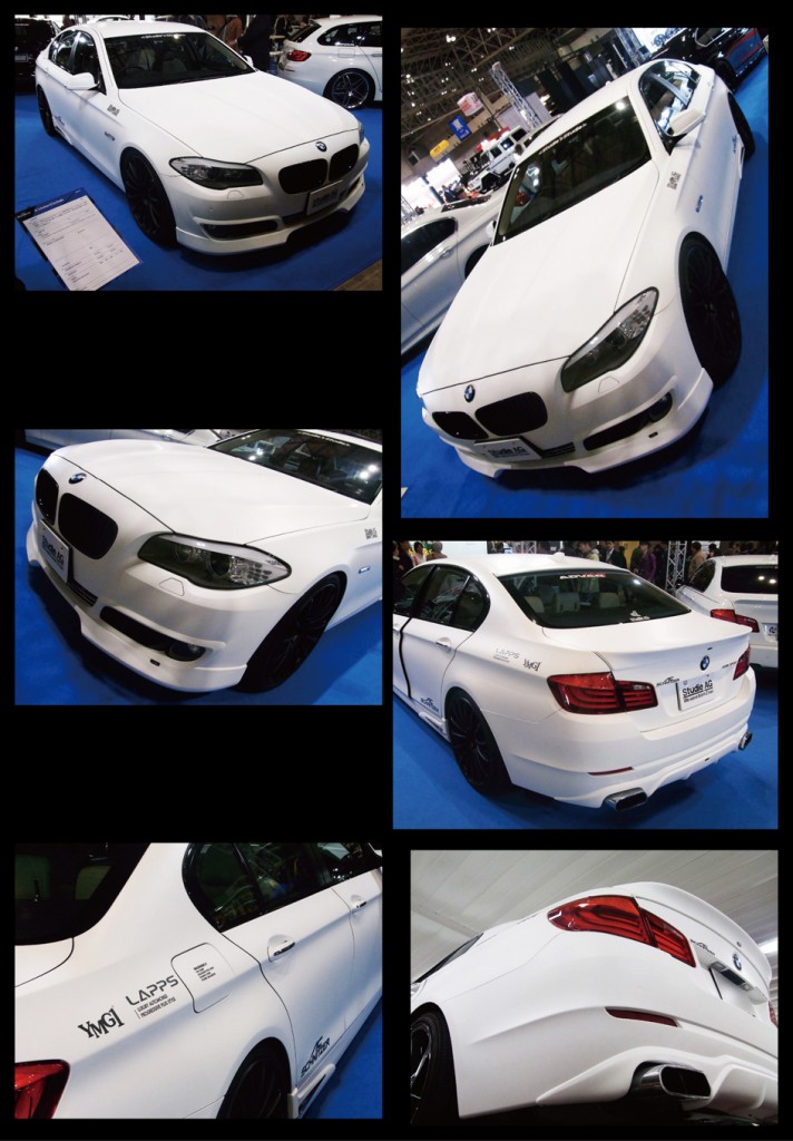 BMW 5service F10を1080-M10 マットホワイトでフルラッピング